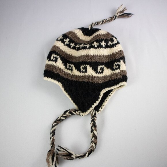 Fair Trade Naturals Wool Earflap Hat Nepal Wool - Picture 3 of 6